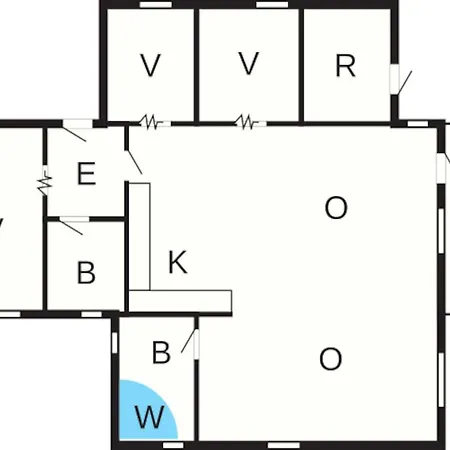 Feriehus 7 Person In Struer Humlum